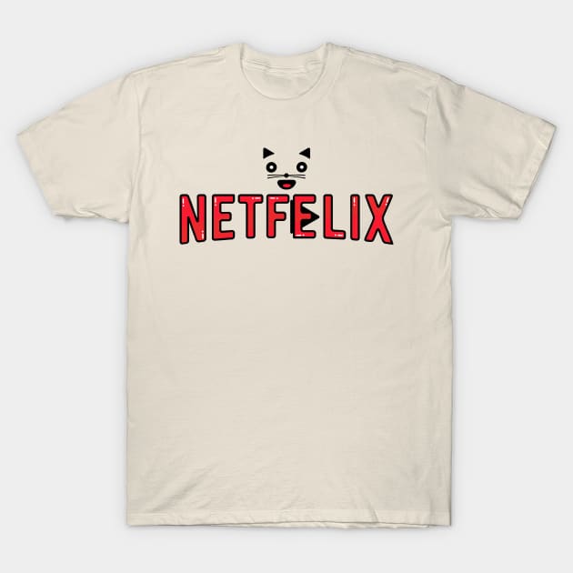 Netfelix T-Shirt by Spaksu